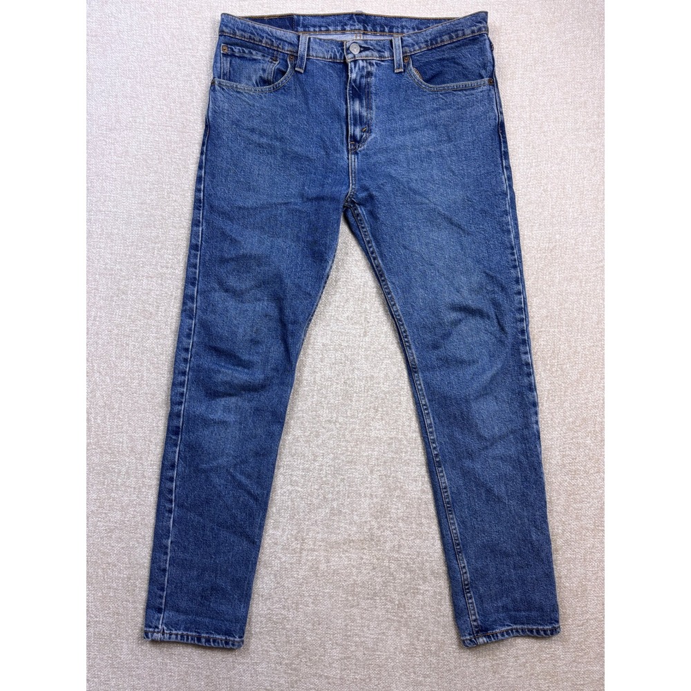 Levis 512 Slim Taper Jeans Mens 32x30 Blue Medium Wash Stretch Denim